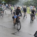 13.08.2022. Zagnańsk. IV Rajd Rowerowy Szlakiem Brygady Świętokrzyskiej Narodowych Sił Zbrojnych / Fot. Jarosław Kubalski - Radio Kielce