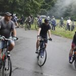 13.08.2022. Zagnańsk. IV Rajd Rowerowy Szlakiem Brygady Świętokrzyskiej Narodowych Sił Zbrojnych / Fot. Jarosław Kubalski - Radio Kielce