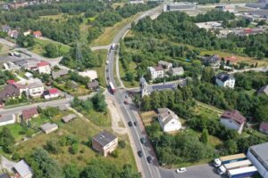 19.08.2022. Kielce. Skrzyżowanie ulic Batalionów Chłopskich, Malików i Wystawowej / Fot. Jarosław Kubalski - Radio Kielce