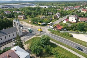 19.08.2022. Kielce. Skrzyżowanie ulic Batalionów Chłopskich, Malików i Wystawowej / Fot. Jarosław Kubalski - Radio Kielce