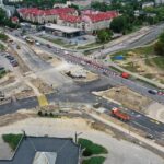 22.08.2022. Przebudowa skrzyżowania Alei Solidarności z Aleją Tysiąclecia Państwa Polskiego / Fot. Jarosław Kubalski - Radio Kielce