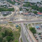 22.08.2022. Przebudowa skrzyżowania Alei Solidarności z Aleją Tysiąclecia Państwa Polskiego / Fot. Jarosław Kubalski - Radio Kielce