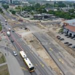 22.08.2022. Przebudowa skrzyżowania Alei Solidarności z Aleją Tysiąclecia Państwa Polskiego / Fot. Jarosław Kubalski - Radio Kielce