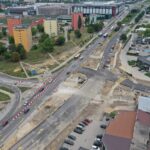 22.08.2022. Przebudowa skrzyżowania Alei Solidarności z Aleją Tysiąclecia Państwa Polskiego / Fot. Jarosław Kubalski - Radio Kielce