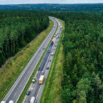 09.08.2022. Trasa S7 w Łącznej. Miejsce wymiany nawierzchni / Fot. Jarosław Kubalski - Radio Kielce