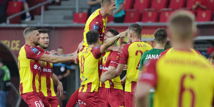 01.08.2022. Kielce. PKO BP Ekstraklasa - 3 kolejka. Mecz: Korona Kielce – Śląsk Wrocław / Fot. Wiktor Taszłow – Radio Kielce