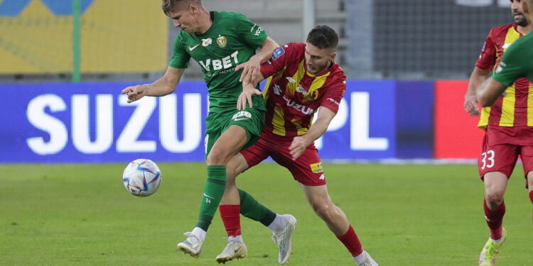 01.08.2022. Kielce. PKO BP Ekstraklasa - 3 kolejka. Mecz: Korona Kielce – Śląsk Wrocław / Fot. Wiktor Taszłow – Radio Kielce