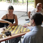 03.08.2022. Kielce. Park Miejski. Wakacyjna Szkoła Szachowa Radia Kielce / Fot. Wiktor Taszłow - Radio Kielce