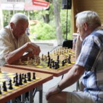 03.08.2022. Kielce. Park Miejski. Wakacyjna Szkoła Szachowa Radia Kielce / Fot. Wiktor Taszłow - Radio Kielce