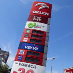 05.08.2022. Kielce. Ceny na stacji paliw PKN Orlen / Fot. Wiktor Taszłow - Radio Kielce