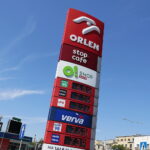 05.08.2022. Kielce. Ceny na stacji paliw PKN Orlen / Fot. Wiktor Taszłow - Radio Kielce