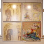 08.08.2022. Kielce. Wystawy w BWA. Triennale „Srebrny Czworokąt” i „Powłoka” Andrzeja Fydrycha / Fot. Wiktor Taszłow - Radio Kielce