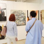 08.08.2022. Kielce. Wystawy w BWA. Triennale „Srebrny Czworokąt” i „Powłoka” Andrzeja Fydrycha / Fot. Wiktor Taszłow - Radio Kielce