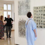 08.08.2022. Kielce. Wystawy w BWA. Triennale „Srebrny Czworokąt” i „Powłoka” Andrzeja Fydrycha / Fot. Wiktor Taszłow - Radio Kielce