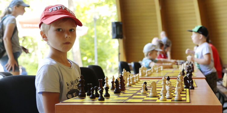 09.08.2022. Kielce. Wakacyjna Szkoła Szachowa Polskiego Radia Kielce / Fot. Wiktor Taszłow - Radio Kielce