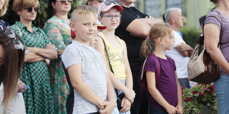 08.08.2022. Wodzisław. Marsz Szlakiem I Kompanii Kadrowej / Fot. Wiktor Taszłow - Radio Kielce