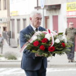 08.08.2022. Wodzisław. Marsz Szlakiem I Kompanii Kadrowej. Na zdjęciu: Andrzej Bętkowski - marszałek województwa świętokrzyskiego / Fot. Wiktor Taszłow - Radio Kielce