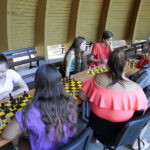 09.08.2022. Kielce. Wakacyjna Szkoła Szachowa Polskiego Radia Kielce / Fot. Wiktor Taszłow - Radio Kielce