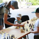 09.08.2022. Kielce. Wakacyjna Szkoła Szachowa Polskiego Radia Kielce / Fot. Wiktor Taszłow - Radio Kielce