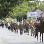 08.08.2022. Wodzisław. Marsz Szlakiem I Kompanii Kadrowej / Fot. Wiktor Taszłow - Radio Kielce