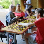 09.08.2022. Kielce. Wakacyjna Szkoła Szachowa Polskiego Radia Kielce / Fot. Wiktor Taszłow - Radio Kielce