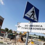 09.08.2022. Kielce. Budowa dworca PKP / Fot. Wiktor Taszłow – Radio Kielce