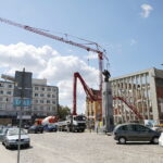 09.08.2022. Kielce. Budowa dworca PKP / Fot. Wiktor Taszłow – Radio Kielce