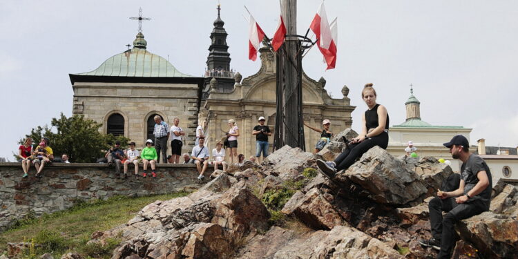 21.08.2022. Święty Krzyż. 410. rocznica urodzin księcia Jeremiego Wiśniowieckiego / Fot. Wiktor Taszłow - Radio Kielce