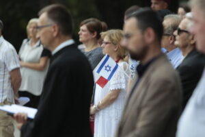 21.08.2022. Kielce. Obchody 80 rocznicy zagłady getta kieleckiego