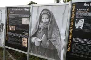 21.08.2022. Kielce. Obchody 80 rocznicy zagłady getta kieleckiego