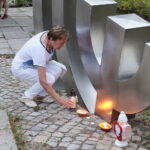 21.08.2022. Kielce. Obchody 80 rocznicy zagłady getta kieleckiego