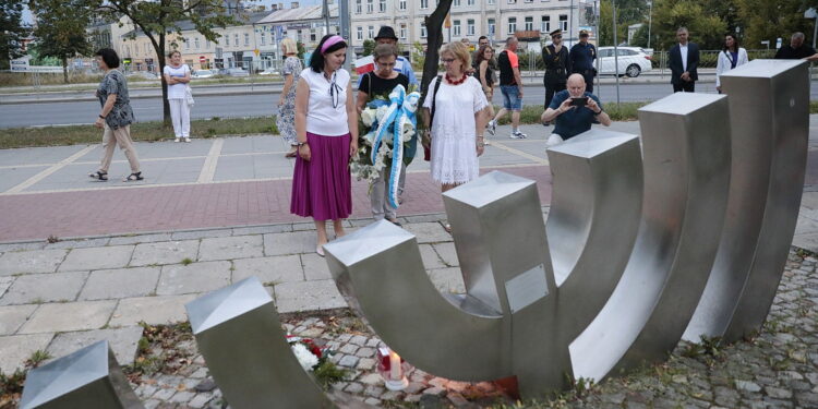 21.08.2022. Kielce. Obchody 80 rocznicy zagłady getta kieleckiego