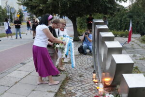 21.08.2022. Kielce. Obchody 80 rocznicy zagłady getta kieleckiego