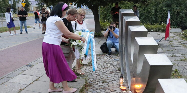 21.08.2022. Kielce. Obchody 80 rocznicy zagłady getta kieleckiego