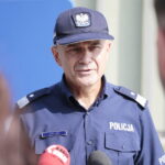 24.08.2022. Kielce. Konferencja nt. pikniku „Wojewoda dzieciom”. Na zdjęciu: Jarosław Kaleta - komendant wojewódzki policji w Kielcach / Fot. Jarosław Kubalski - Radio Kielce