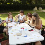 24.08.2022. Kielce. Dzień Niepodległości Ukrainy. Dom Środowisk Twórczych. Warsztaty haftowania / Fot. Wiktor Taszłow