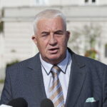 Pierwszy kandydat do senatu z listy Ruchu Marka Materka - Radio Kielce 25.08.2022. Kielce. Konferencja Marka Materka. Na zdjęciu: Dariusz Loranty - kandydat Ruchu Marka Materka do senatu / Fot. Wiktor Taszłow - Radio Kielce