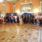 26.08.2022. Kielce, Wojewódzki Dom Kultury. II Rajd Rowerowy im. Westerplatczyków - konferencja. / Fot. Wiktor Taszłow - Radio Kielce.