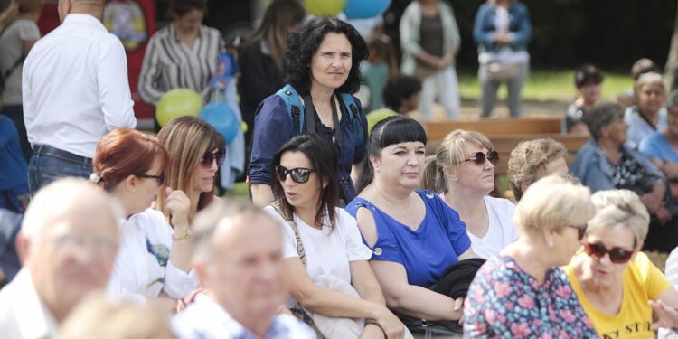 30.08.2022. Tokarnia. Piknik integracyjny w ramach projektu „Świętokrzyskie dla Ukrainy” / Fot. Wiktor Taszłow - Radio Kielce