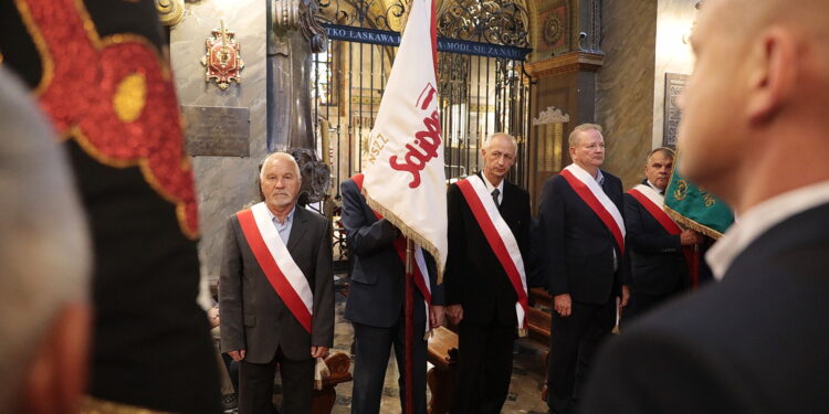 31.08.2022. Kielce. Uroczystości 42. rocznicy podpisania porozumień sierpniowych i powstania Solidarności. / Fot. Wiktor Taszłow - Radio Kielce.