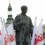 31.08.2022. Kielce. Uroczystości 42. rocznicy podpisania porozumień sierpniowych i powstania Solidarności. / Fot. Wiktor Taszłow - Radio Kielce.
