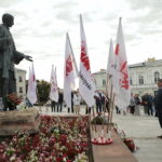 31.08.2022. Kielce. Uroczystości 42. rocznicy podpisania porozumień sierpniowych i powstania Solidarności. / Fot. Wiktor Taszłow - Radio Kielce.
