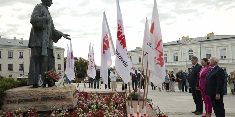 31.08.2022. Kielce. Uroczystości 42. rocznicy podpisania porozumień sierpniowych i powstania Solidarności. / Fot. Wiktor Taszłow - Radio Kielce.