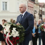31.08.2022. Kielce. Uroczystości 42. rocznicy podpisania porozumień sierpniowych i powstania Solidarności. Na zdjęciu wicewojewoda Rafał Nowak. / Fot. Wiktor Taszłow - Radio Kielce.