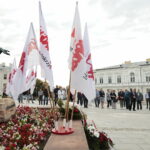 31.08.2022. Kielce. Uroczystości 42. rocznicy podpisania porozumień sierpniowych i powstania Solidarności. / Fot. Wiktor Taszłow - Radio Kielce.