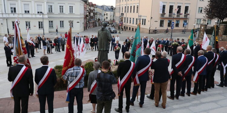 31.08.2022. Kielce. Uroczystości 42. rocznicy podpisania porozumień sierpniowych i powstania Solidarności. / Fot. Wiktor Taszłow - Radio Kielce.