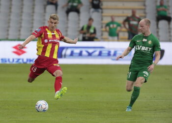 01.08.2022. Kielce. PKO BP Ekstraklasa - 3 kolejka. Mecz: Korona Kielce – Śląsk Wrocław. Na zdjęciu: Adrian Danek / Fot. Wiktor Taszłow – Radio Kielce