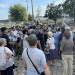 18.08.2022. Kielce. Protest przy ul. Karczówkowskiej. / Fot. Paulina Michta - Radio Kielce.