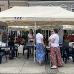 06.08.2022. Kielce. Rynek. VI Rajd „Onko-Tour, czyli rowerem po zdrowie” i piknik profilaktyczny / Fot. Paulina Michta - Radio Kielce