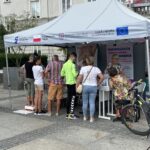 06.08.2022. Kielce. Rynek. VI Rajd „Onko-Tour, czyli rowerem po zdrowie” i piknik profilaktyczny / Fot. Paulina Michta - Radio Kielce